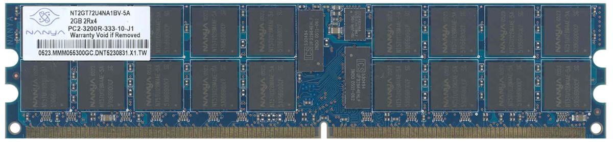 M4L-PC2400RD2D82G M4L Certified 2GB 400MHz DDR2 PC2-3200 Reg ECC CL3 240-Pin Dual Rank x8 DIMM