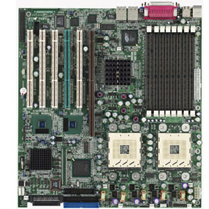 P4DP6-Q SuperMicro Socket 603 Intel E7500 Chipset Intel Xeon Processors Support DDR 8x DIMM 2x ATA-100 Extended-ATX Server motherboard (Refurbished)