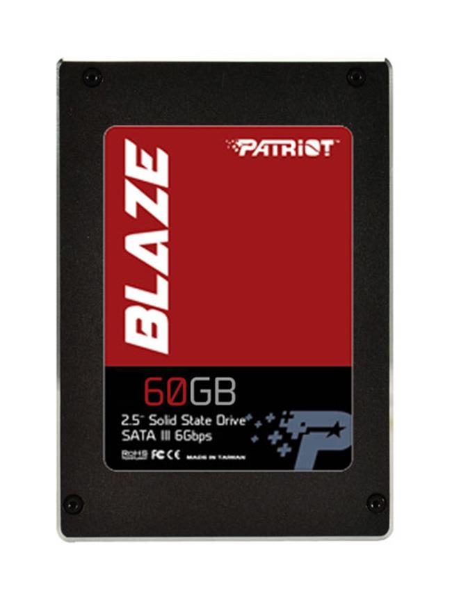PB60GS25SSDR Patriot Blaze Series 60GB MLC SATA 6Gbps 2.5-inch Internal Solid State Drive (SSD)