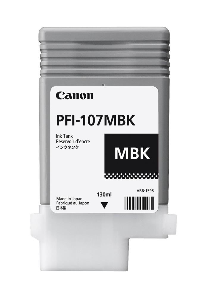 PFI-107 Canon Matte Black Ink Cartridge for IPF680, 685, 780, 785