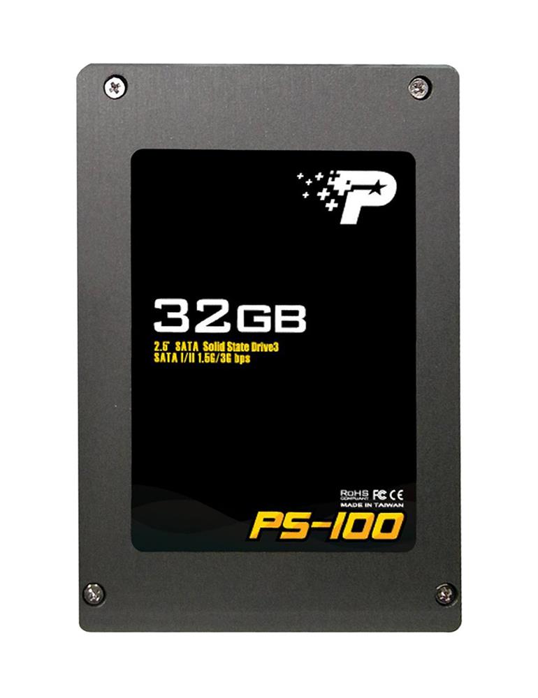 PS32GS25SSDR Patriot PS-100 Series 32GB MLC SATA 3Gbps 2.5-inch Internal Solid State Drive (SSD)