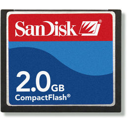 SDCFB-2048 SanDisk 2GB CompactFlash (CF) Memory Card
