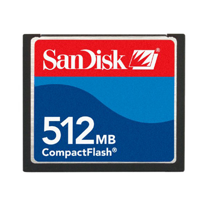SDCFB-512-201-00 SanDisk 512MB CompactFlash (CF) Memory Card