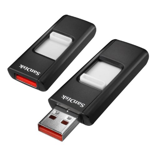 SDCZ36-016G-B35 SanDisk Cruzer 16GB USB 2.0 Flash Drive (Black / Red)