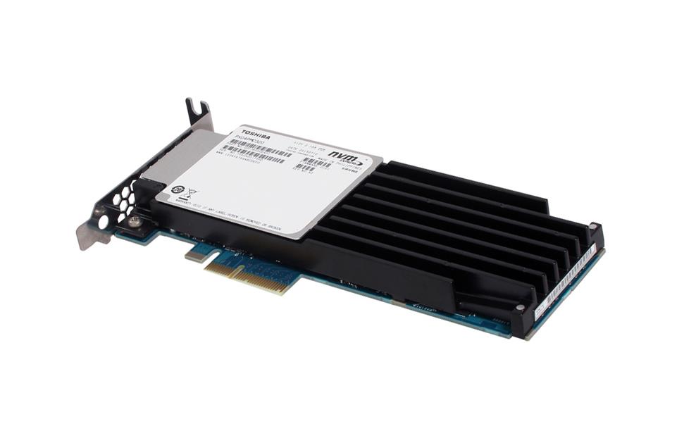 SDFJS01GEA01 Toshiba Enterprise 2TB MLC PCI Express 3.0 x4 NVMe Read Intensive (PLP) HH-HL Add-in Card Solid State Drive (SSD)