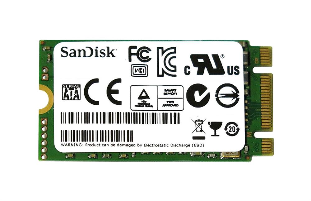 SDSA6MM-016G-1001 SanDisk U110 16GB MLC SATA 6Gbps M.2 2242 Internal Solid State Drive (SSD)