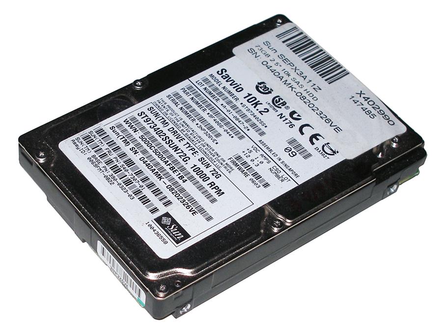 SEPX3A11Z Sun 73GB 10000RPM SAS 3Gbps 2.5-inch Internal Hard Drive with Bracket for SPARC Enterprise M5000