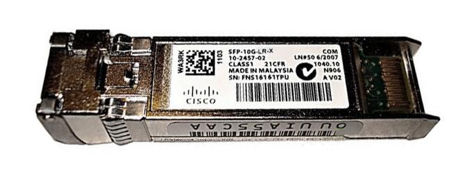 SFP-10G-LR-X Cisco 10Gbps 10GBase-LR Single-mode Fiber 10km 1310nm LC Duplex Connector SFP+ Transceiver Module