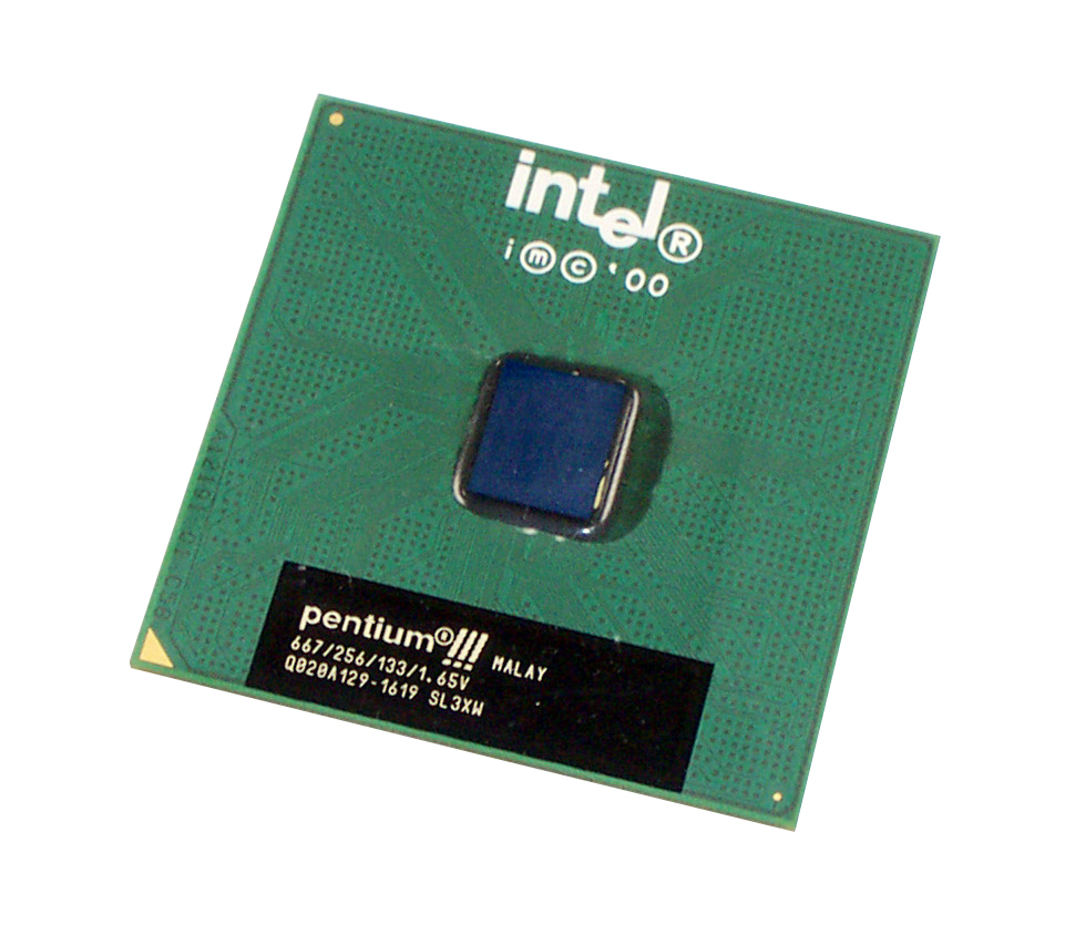 SL3XW2 Intel Pentium III 667MHz 133MHz FSB 256KB L2 Cache Socket FCPGA370 Processor