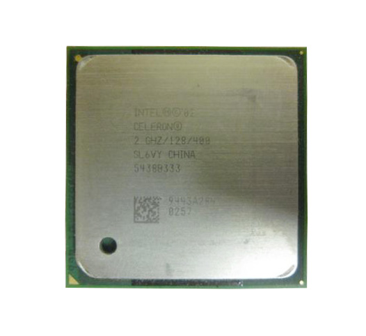 SL6VY3 Intel Celeron 2.00GHz 400MHz FSB 128KB L2 Cache Socket PPGA478 Processor