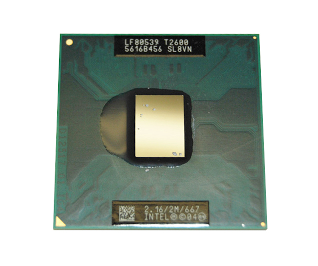 SL8VN1 Intel Core Duo T2600 Dual Core 2.16GHz 667MHz FSB 2MB L2 Cache Socket PGA478 Mobile Processor