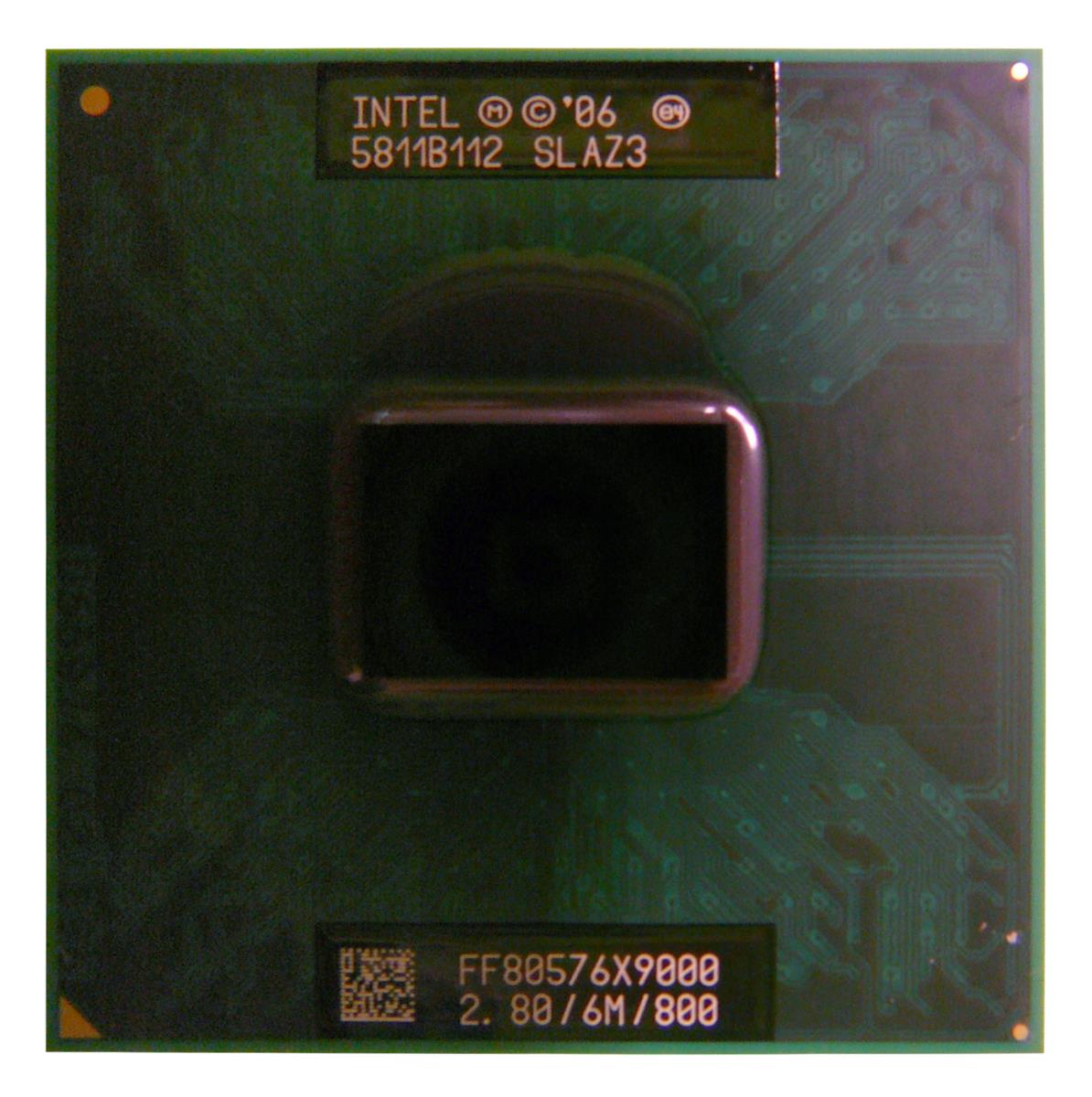 SLAZ3 Intel Core 2 Extreme X9000 Dual-Core 2.80GHz 800MHz FSB 6MB L2 Cache Socket PGA478 Mobile Processor