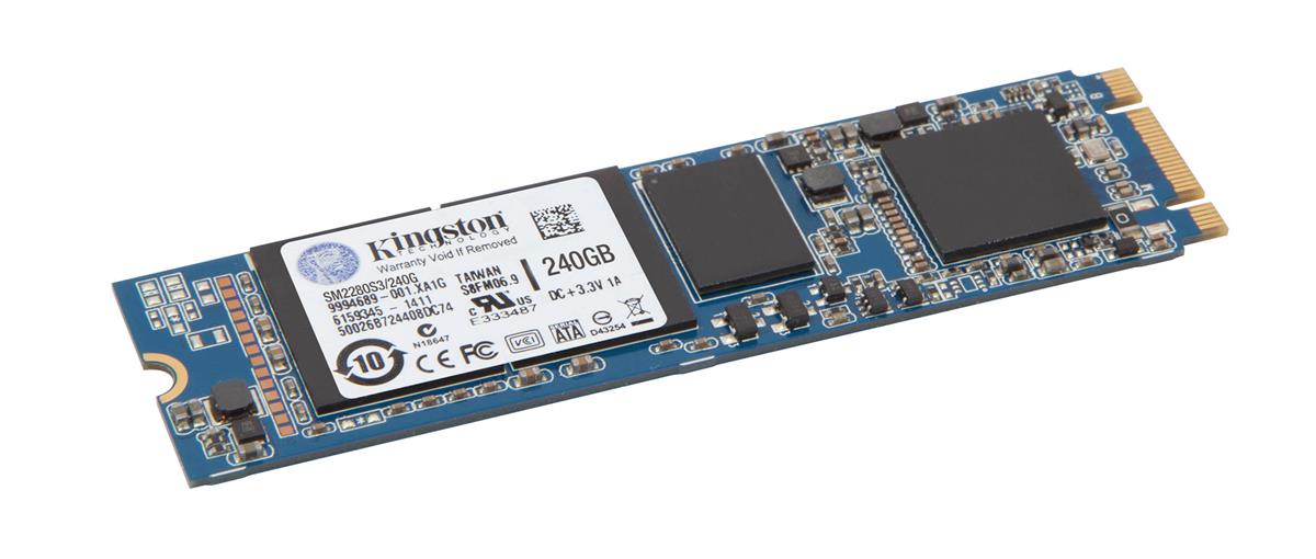 SM2280S3/240G Kingston SSDNow 240GB MLC SATA 6Gbps M.2 2280 Internal Solid State Drive (SSD)