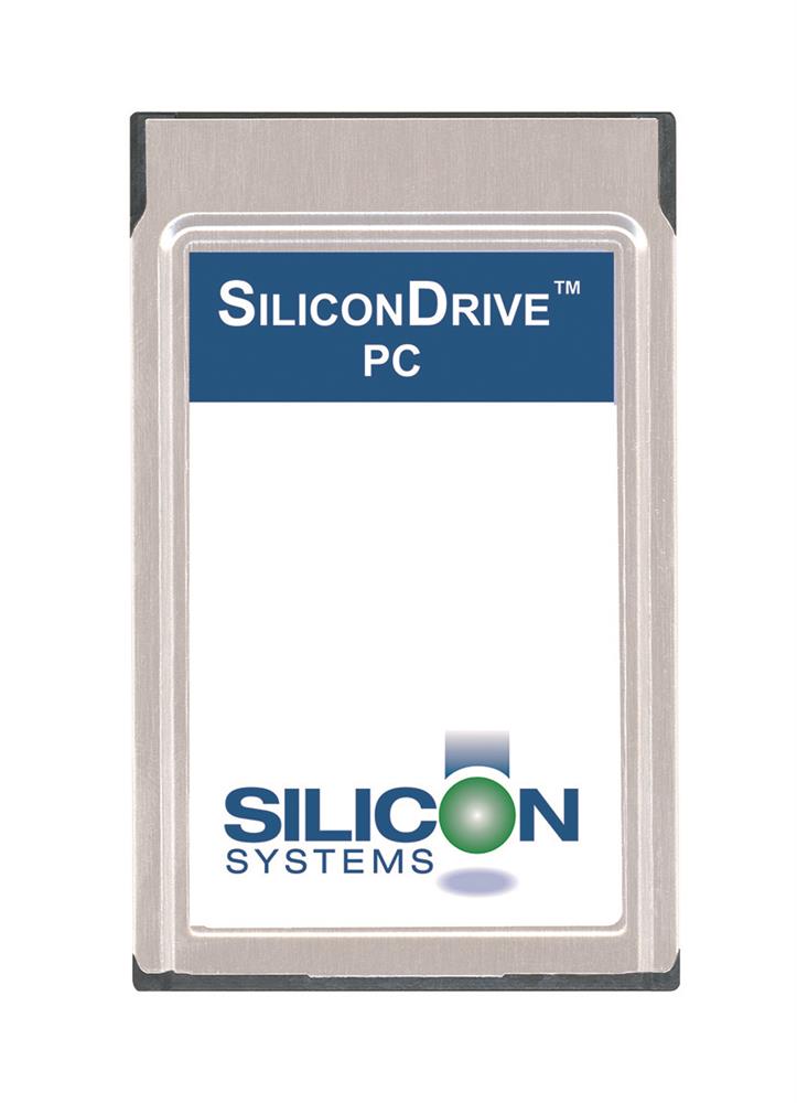 SSD-P32GI-3005 SiliconSystems SiliconDrive 32GB IndustrialRoHS 5/6 Removable PC Card (No DMA No SiSMART)