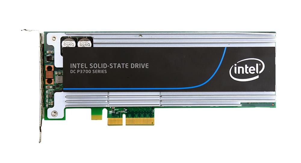 SSDPEDMD016T401 Intel DC P3700 Series 1.6TB MLC PCI Express 3.0 x4 NVMe (PLP) HH-HL Add-in Card Solid State Drive (SSD)