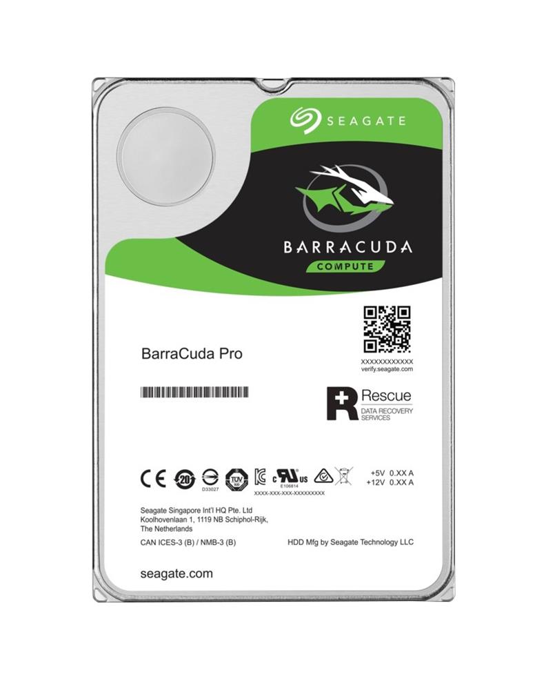 ST12000DM001 Seagate Barracuda Pro 12TB 7200RPM SATA 6Gbps 256MB Cache (512e) 3.5-inch Internal Hard Drive