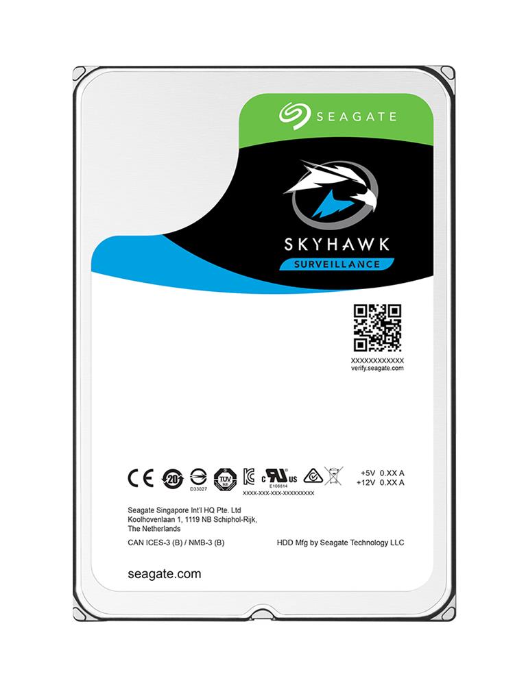 ST3000VX011 Seagate SkyHawk 3TB 7200RPM SATA 6Gbps 64MB Cache 3.5-inch Internal Hard Drive