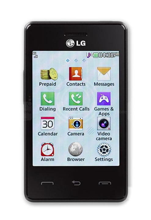 TFLG840GTMP4 LG 840g Prepaid Cellphone TrIPle Minute Phone Touchscreen Bluetooth Caller Id Color Screen LCD Screen Microsd Slot Built-in Camera Web Browser (Refurbished)