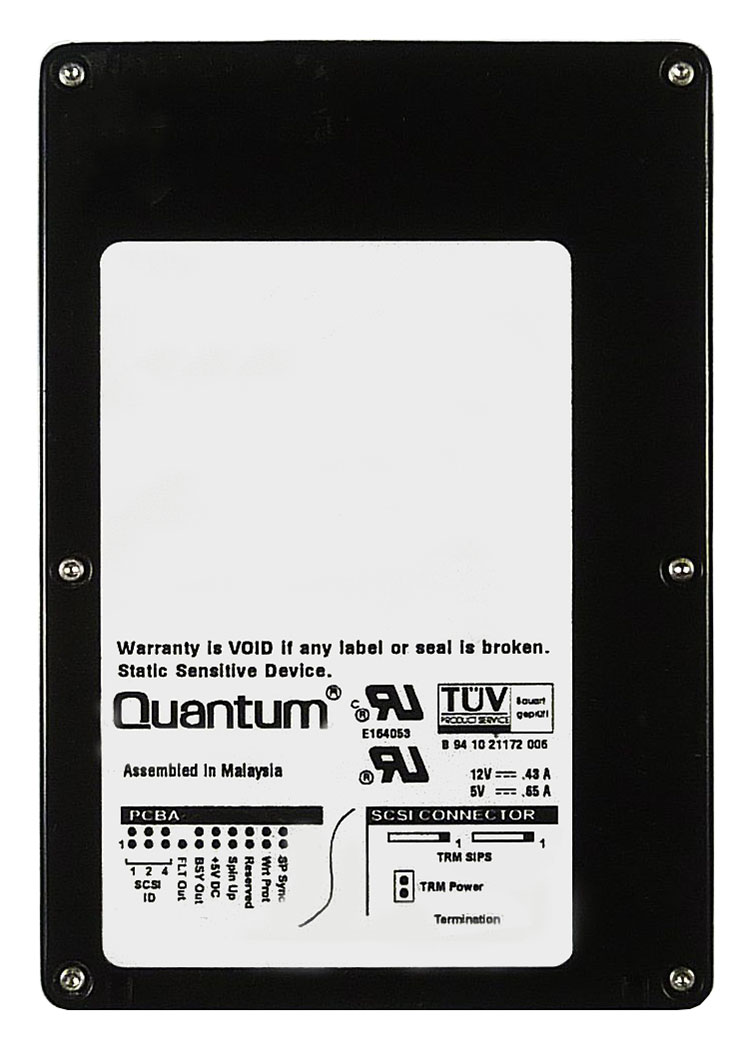 VP32210 Quantum Capella 2.2GB 5400RPM Fast SCSI 50-Pin 1MB Cache 3.5-inch Internal Hard Drive