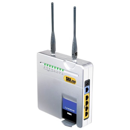 WRT54GX2 Linksys Wireless-G Broadband Router with 4Port Switch SRX200 (Refurbished)