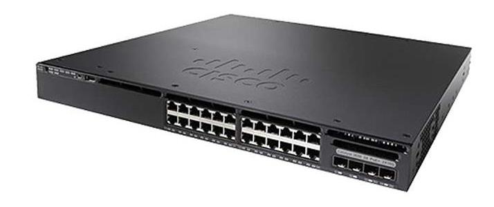 WS-C3650-24TS-S Cisco Catalyst 3650-24TS 24-Ports 10/100/1000Mbps 4 x 1G Uplink Rack-mountable Manageable Ethernet Switch (Refurbished)