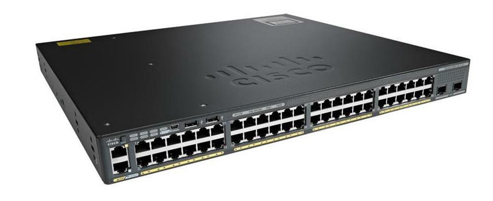 WS-C3650-48TD-L Cisco Catalyst 3650-48TD 48-Ports 10/100/1000Mbps 2 x 10G Uplink Port Rack-mountable Manageable Ethernet Switch (Refurbished)
