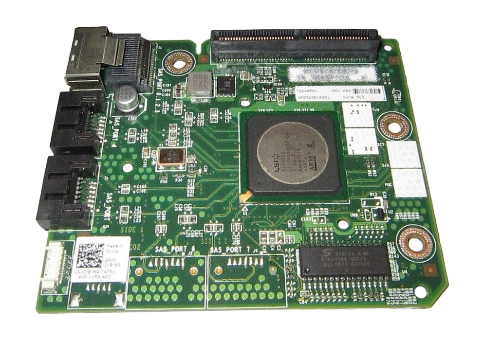 Y8Y69 Dell 6-Ports SAS 3Gbps / SATA 3Gbps Mezzanine RAID Controller Card for PowerEdge C6100