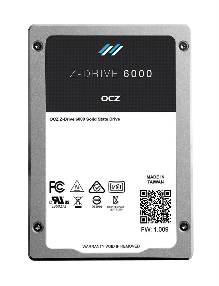 ZD605M020-3.20T OCZ ZD6000 Series 3.2TB MLC PCI Express 3.0 x4 NVMe Read Intensive (AES-256 / PLP) U.2 2.5-inch Internal Solid State Drive (SSD)