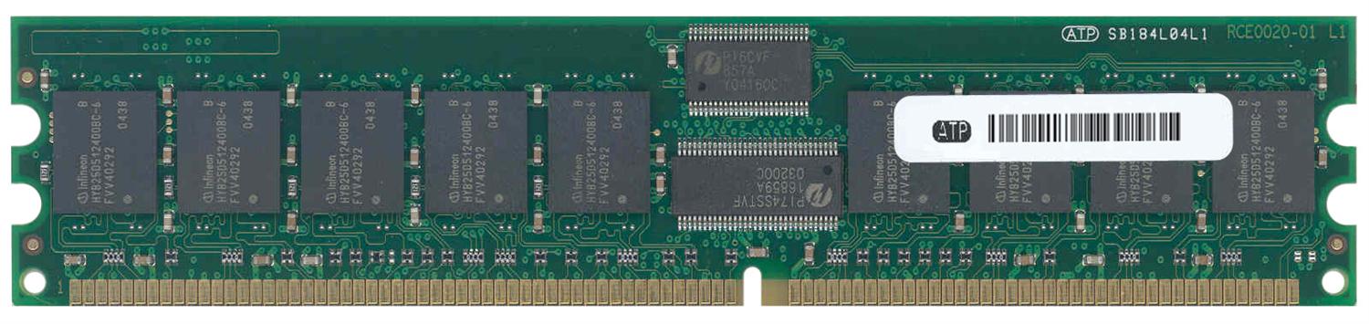 AB12L72P4SMB3S ATP 4GB PC2700 DDR-333MHz Registered ECC CL2.5 184-Pin DIMM 2.5V Memory Module
