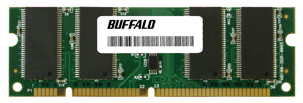 PD333-512 Buffalo 512MB PC2700 DDR-333MHz non-ECC Unbuffered CL2.5 100-Pin 2.5V DIMM Printer Memory Module