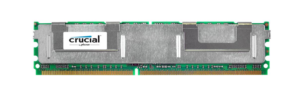CT25672AF667.18FE1E4 Crucial 2GB PC2-5300 DDR2-667MHz ECC Fully Buffered CL5 240-Pin DIMM Dual Rank Memory Module