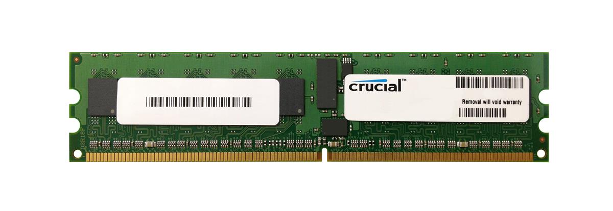 CT850328 Crucial 2GB PC2-3200 DDR2-400MHz ECC Registered CL3 240-Pin DIMM Single Rank Memory Module