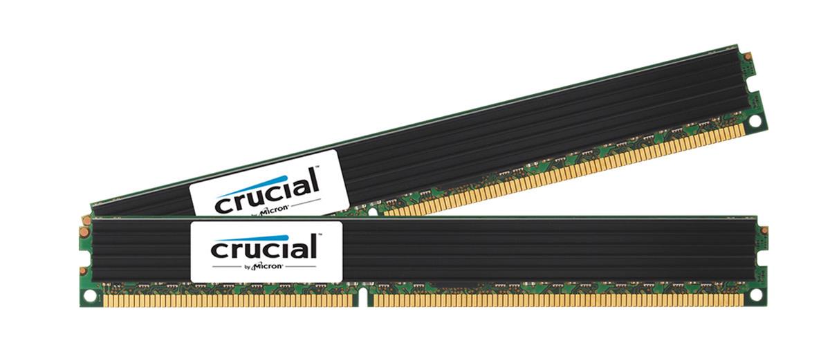 CT6605854 Crucial 16GB Kit (2 X 8GB) PC3-12800 DDR3-1600MHz ECC Unbuffered CL11 240-Pin DIMM Very Low Profile (VLP) 1.35V Low Voltage Memory for Supermicro SuperServer 5038D-I