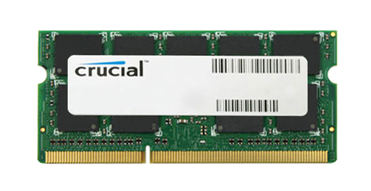 CT51272BF1339 Crucial 4GB PC3-10600 DDR3-1333MHz ECC Unbuffered CL9 204-Pin SoDimm 1.35V Low Voltage Dual Rank Memory Module
