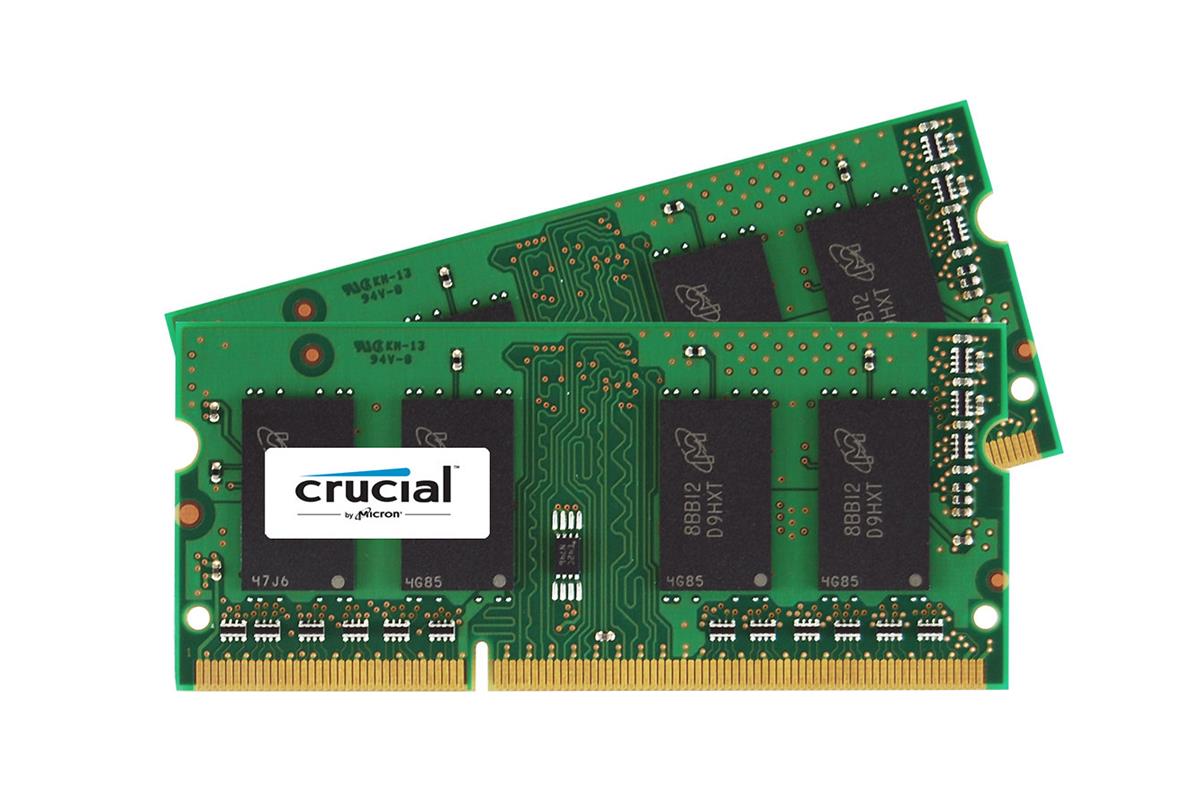 CT2499332 Crucial 8GB Kit (2 X 4GB) PC3-10600 DDR3-1333MHz non-ECC Unbuffered CL9 204-Pin SoDimm 1.35V Low Voltage Memory for Dell Vostro 1550
