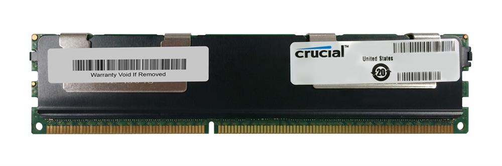 CT409672BQ1067Q Crucial 32GB PC3-8500 DDR3-1066MHz Registered ECC CL7 240-Pin DIMM 1.35V Low Voltage Quad Rank Memory Module