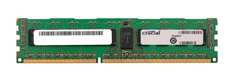CT4G3ERSDD8186D.18FKD Crucial 4GB PC3-14900 DDR3-1866MHz ECC Registered CL13 240-Pin DIMM Dual Rank Memory Module