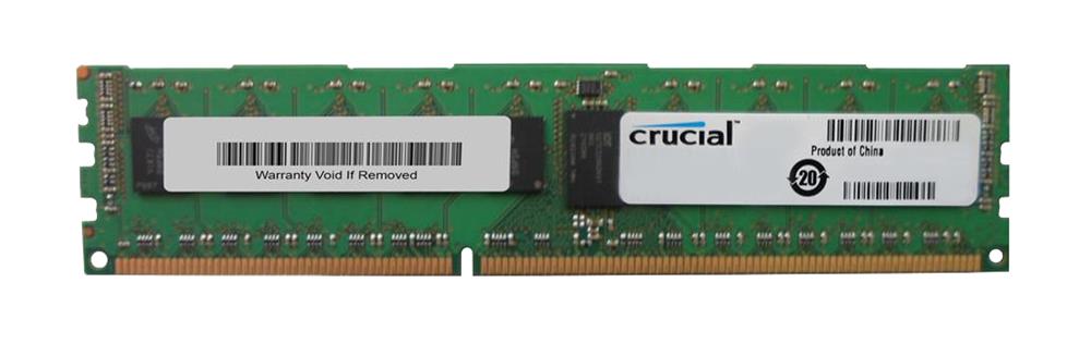 CT51272BB160BS.9FED Crucial 4GB PC3-12800 DDR3-1600MHz ECC Registered CL11 240-Pin DIMM Dual Rank Memory Module