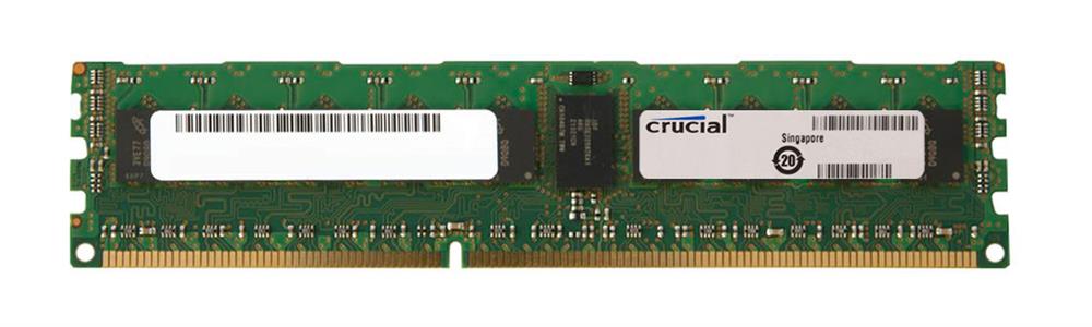 CT8G3ERSDS4186D.18FED Crucial 8GB PC3-14900 DDR3-1866MHz ECC Registered CL13 240-Pin DIMM Single Rank Memory Module