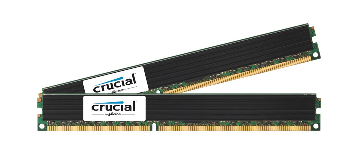 CT5338659 Crucial 16GB Kit (2 X 8GB) PC3-10600 DDR3-1333MHz ECC Registered CL9 240-Pin DIMM 1.35V Low Voltage Very Low Profile (VLP) Dual Rank Memory for Dell PowerVault NX3200 Server