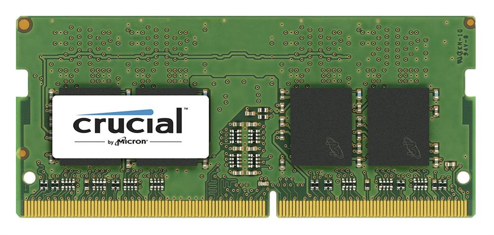 CT8G4SFS824A Crucial 8GB PC4-19200 DDR4-2400MHz non-ECC Unbuffered CL17 260-Pin SoDimm 1.2V Single Rank Memory Module