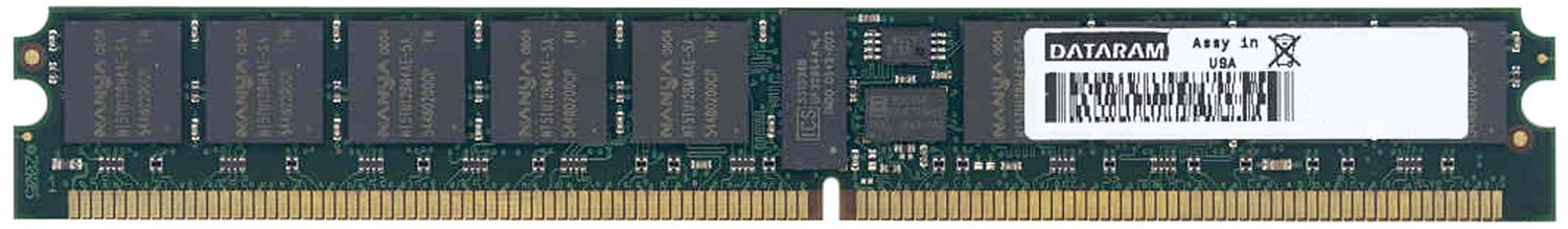 DRIJS12/16GB Dataram 16GB Kit (2 x 8GB) PC2-3200 DDR2-400MHz ECC Registered CL3 240-Pin DIMM Very Low Profile (VLP) Quad Rank Memory