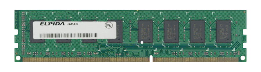 EBJ21UE8BAW0-8C-E Elpida 2GB PC3-6400 DDR3-800MHz non-ECC Unbuffered CL6 240-Pin DIMM Dual Rank Memory Module