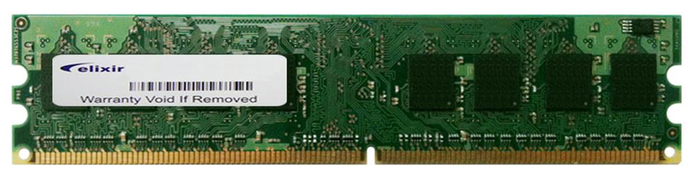M2Y1G64TU88D7B-BD Elixir 1GB PC2-8500 DDR2-1066MHz non-ECC Unbuffered CL7 240-Pin DIMM Single Rank Memory Module