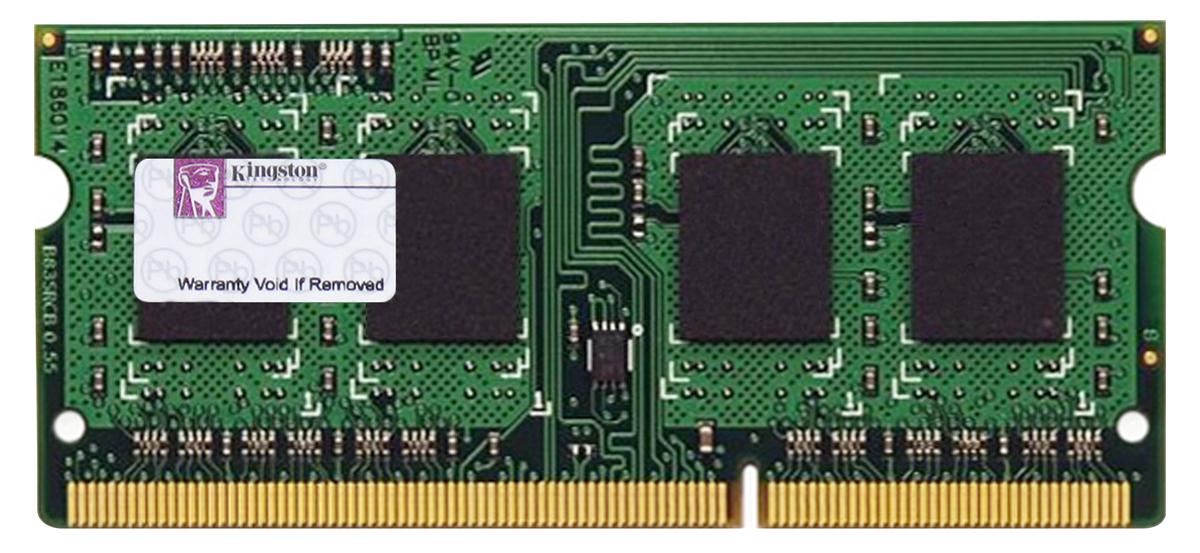 9995417-E25.A00G Kingston 4GB PC3-12800 DDR3-1600MHz non-ECC Unbuffered CL11 204-Pin SoDimm 1.35V Low Voltage Single Rank Memory Module