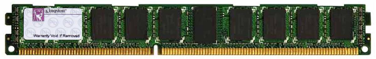 KVR1333D3LD4R9SL/8G Kingston 8GB PC3-10600 DDR3-1333MHz ECC Registered CL9 240-Pin DIMM 1.35V Low Voltage Very Low Profile (VLP) Dual Rank x4 Memory Module