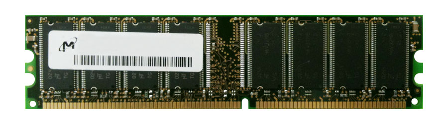 MT16DDT3264AG-265B1 Micron 256MB PC2100 DDR-266MHz non-ECC Unbuffered CL2.5 184-Pin DIMM 2.5V Memory Module