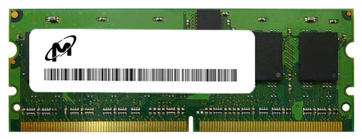 MT9HTF6472PKY-667F1 Micron 512MB PC2-5300 DDR2-667MHz ECC Registered CL5 244-Pin Mini-DIMM Single Rank Memory Module