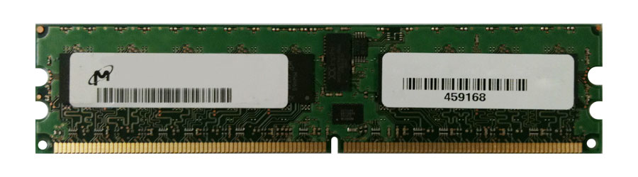 MT9HVF6472PY-80E Micron 512MB PC2-6400 DDR2-800MHz ECC Registered CL5 240-Pin DIMM Single Rank Memory Module