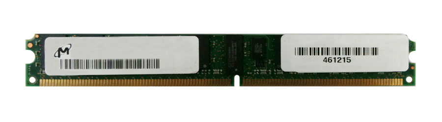 MT9HVF12872PY-80EXES Micron 1GB PC2-6400 DDR2-800MHz ECC Registered CL5 240-Pin DIMM Very Low Profile (VLP) Single Rank Memory Module